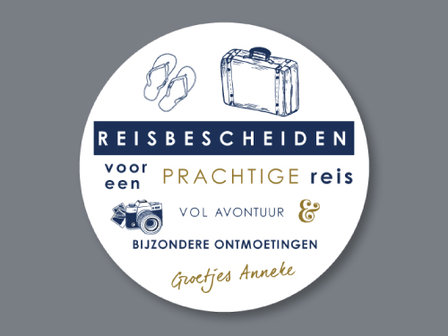 Goede Reis Sticker - The Travel Club