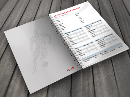 Voetbalscout Notitieblok GOALi - KLEIN (A6)