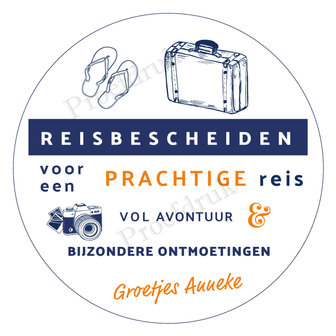 Goede Reis Sticker - The Travel Company