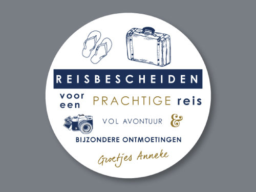 Goede Reis Sticker - The Travel Club