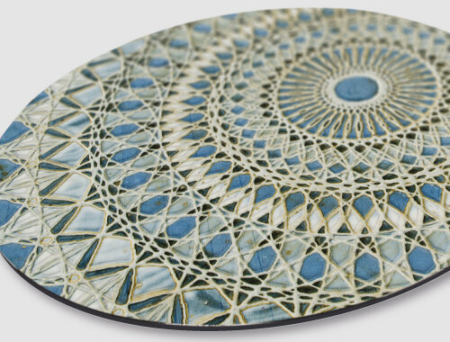 WandDeco Rond - Ancient Tile Pattern