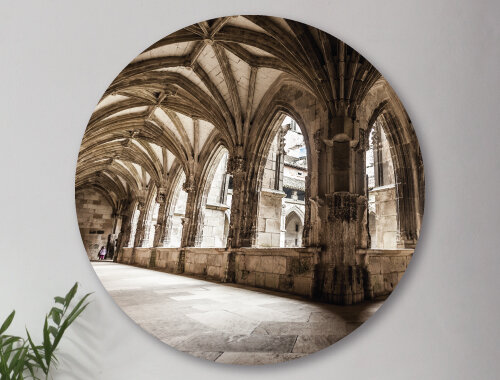 WANDDECO ROND - FRENCH CATHEDRAL