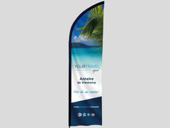 Beachflag 4 meter - YourTravel