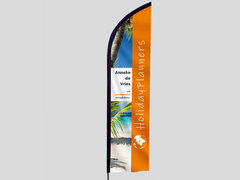 Beachflag 3 meter - HolidayPlanners
